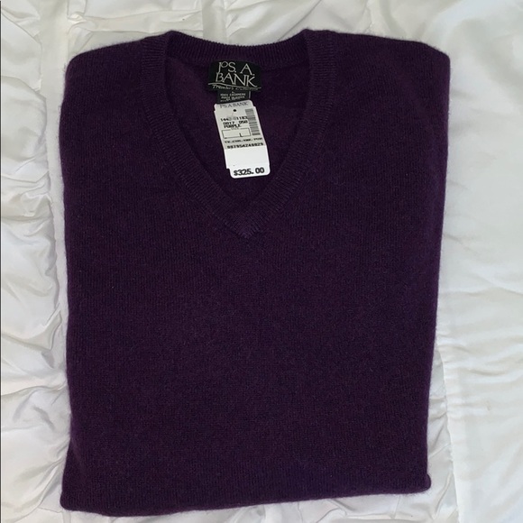 NWT Jos A Bank Cashmere Sweater - Picture 1 of 2